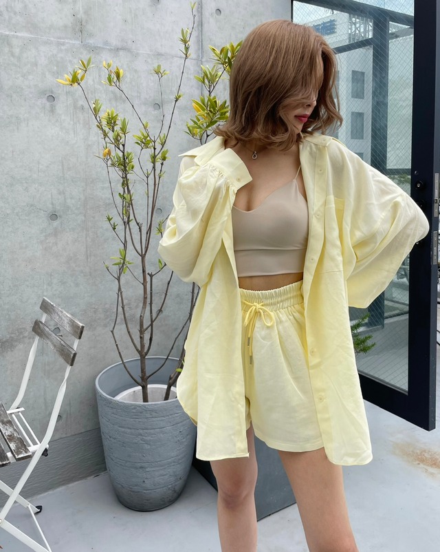 リネンカラーセットアップ